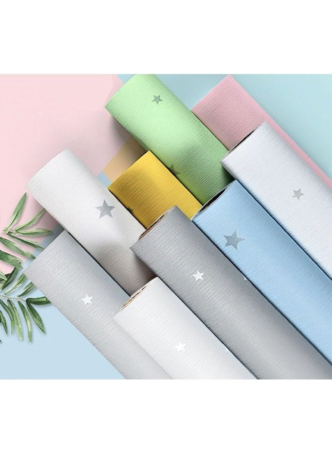 ZCM-HAPPY Star Pattern Self-Adhesive Wallpaper Waterproof And Moisture-Proof Sticker 1000x45cm  - Image 4