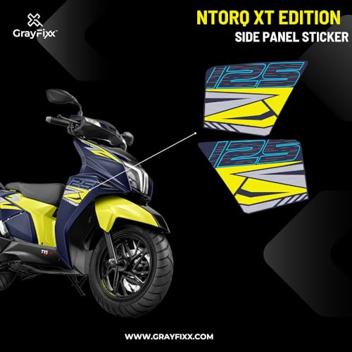 Grayfixx Side Panel Sticker Ntorq 125 - Image 2