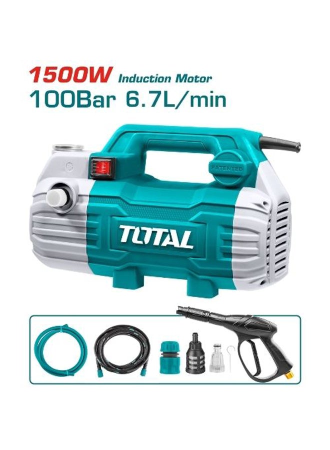 Total High Pressure Washer 1500W 100Bar Tgt11236
