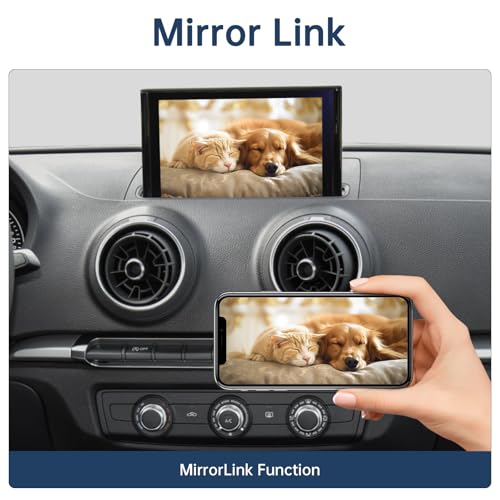 Ninetom Wireless CarPlay Android Auto Retrofit Kit Compatible with 2013-2018 Audi A3/S3, Carplay Module Receiver Box Support Navigation, Maps, Music, Mirroring, Camera - Image 4