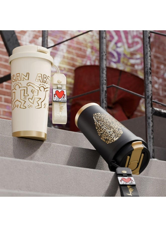 GERM Keith Haring Coffee Tumbler – Red 390ml | GERM | Stainless Steel Insulated Mug | Official Licensed Art Series | Keeps Hot & Cold - Image 5