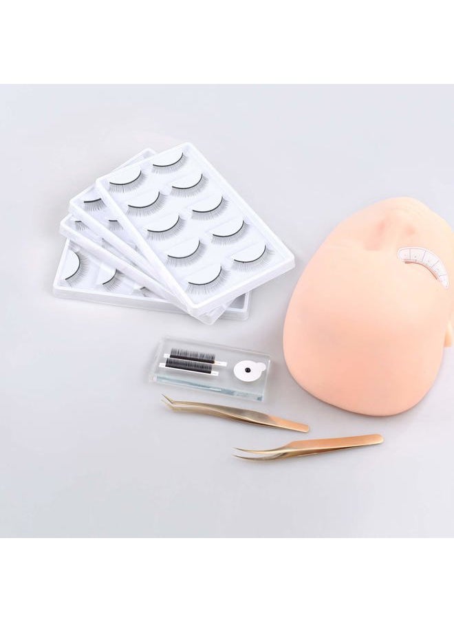 fenshine - Fenshine 20 Paris Practice Eyelashes for Lash Extensions Supplies,Training Lashes Self-adhesive Practice Lashes for Training Eyelash Extension Makeup Beginners… - Image 1