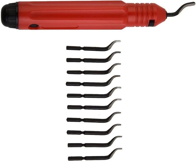 11PCS Deburring Tool Set With Rotary Burr Removal Blades For Steel Copper Aluminum Metal - Image 2