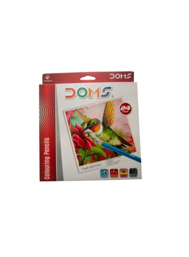DOMS Colored Pencils – 24 Pieces