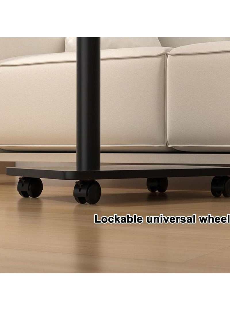 شو وو طاولة جانبية للأريكة، غرفة المعيشة، طاولة جانبية للأريكة، غرفة النوم، خزانة بجانب السرير، منزل بسيط، شرفة متحركة، تخزين، طاولة قهوة صغيرة مربعة، طاولات جانبية لغرفة المعيشة - Image 2