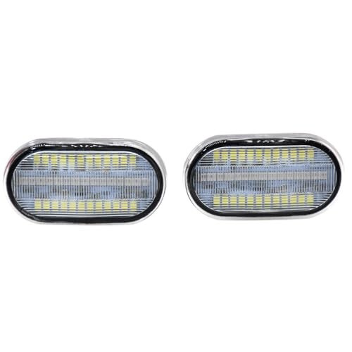 KMH YCL Side Marker Indicator Signal LED Light Lamp Compatible with Maruti Suzuki Jimny 2023 Onwards, High-Visibility with Energy Efficient (White Finish with White & Yellow LED, Set of 2) - Image 1