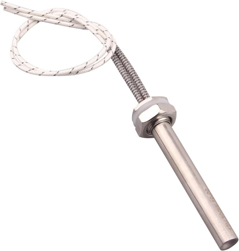 VOREAL DC 12v 24V Cartridge Heater Heating Element Tubular Heater SS 304 Immersion Cartridge Heater 12v 100w/24v300w/ 36v400w/48v 600w Leisurely (Wattage : 48V 600W L150mm) - Image 1