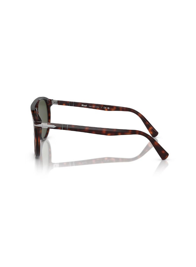 بيرسول نظارات شمسية طيار بإطار كامل PO3311S 55 24/31 - Image 4