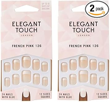 Elegant Touch French Nails 126 Pack of 2 - Image 1