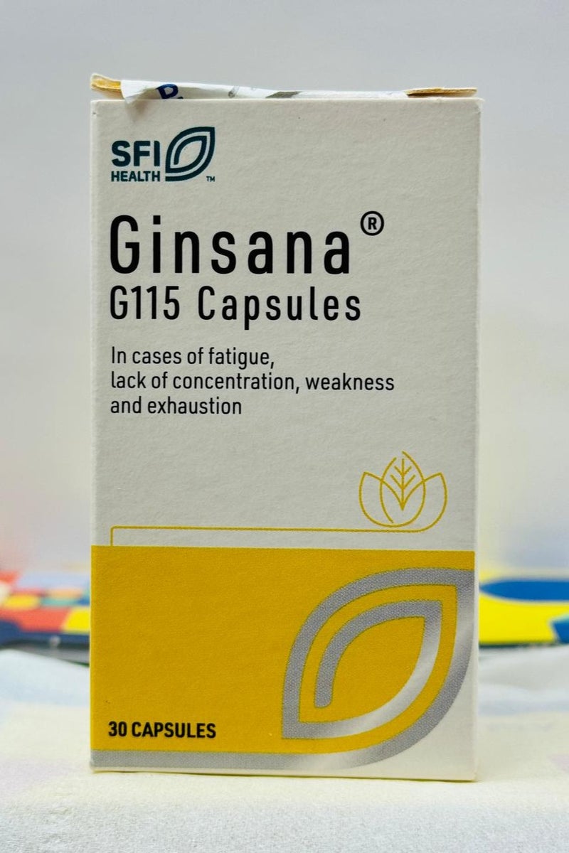 Ginsana G115 Capsules 30's