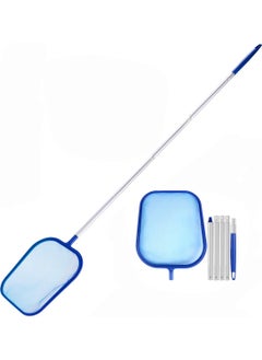 SYOSI Pool Skimmer Net Leaf Fine Mesh Skimming with Telescopic Pole  - Image 1
