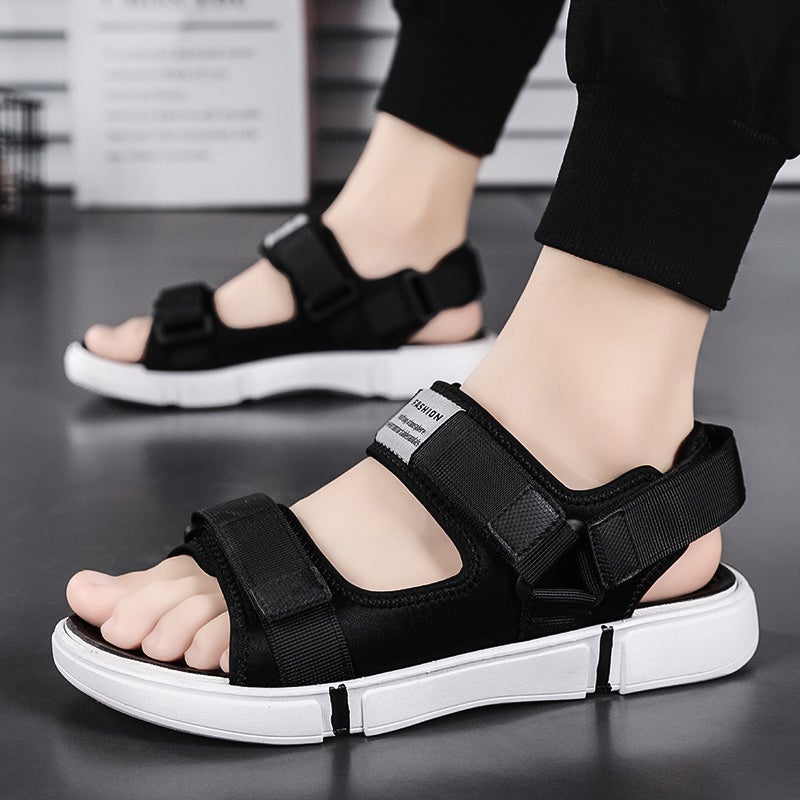 Sandals Men'S Summer Outdoor Wear Men'S Casual Casual Boys Outdoor Driving Soft Bottom Sports Wear-Resistant Beach Slippers - Image 3