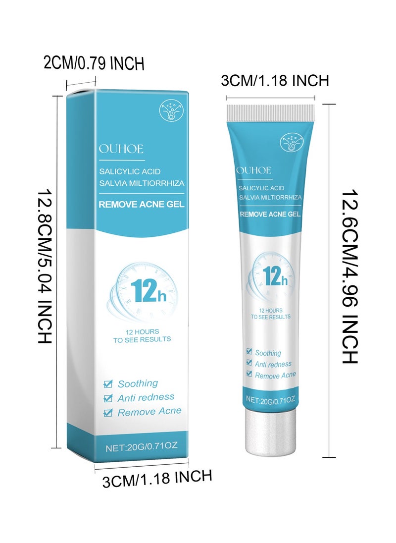 OUHOE - Salicylic acid acne repair gel. Repair facial closed comedones. Fade acne marks and blackheads. - Image 1