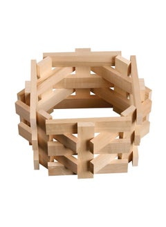 Mindware Keva Maple 50 Planks - Free-Form 3D Building For Kids - Create Your Own Architecture Designs Wood Blocks  - Image 5