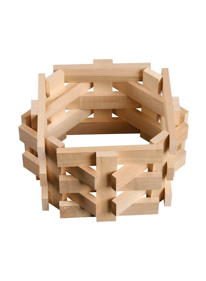 Mindware Keva Maple 50 Planks - Free-Form 3D Building For Kids - Create Your Own Architecture Designs Wood Blocks - Image 5