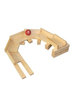 Mindware Keva Maple 50 Planks - Free-Form 3D Building For Kids - Create Your Own Architecture Designs Wood Blocks  - Image 3
