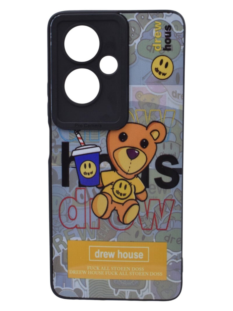 drew Plastic Back Cover For Oppo A79 - Multicolour - Image 1