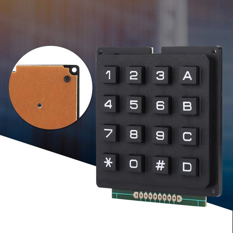 4x4 Keypad 16 Keys Tactile Switch Array Board For Single Chip Microcontroller - Image 5