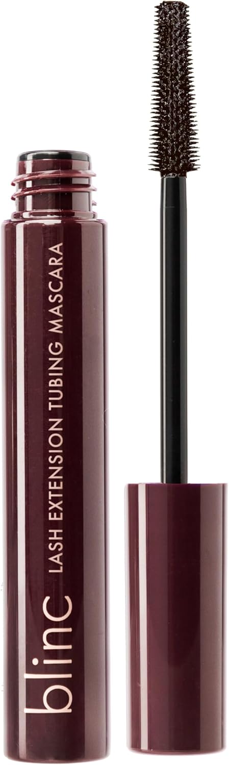 Blinc Lash Extension Tubing Mascara Extreme Lengthening and Defining with Biotin UltraLongwearing Washable Mascara Clean Vegan and CrueltyFree 9mL030 Fl OZ Dark Brown 1 Fl Oz Pack of 1