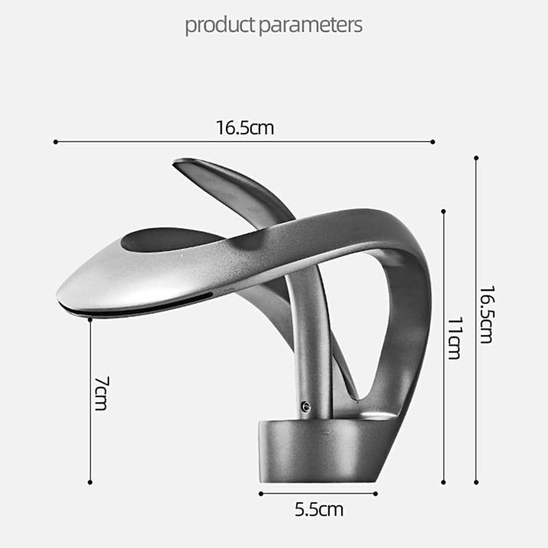 JUMIX Brass Single Lever Basin Mixer Countertop Hot and Cold Water Modern Waterfall Wash Basin Tap with 2in1 Basin Mixer Faucet Chrome Finish Matte Grey - Image 3