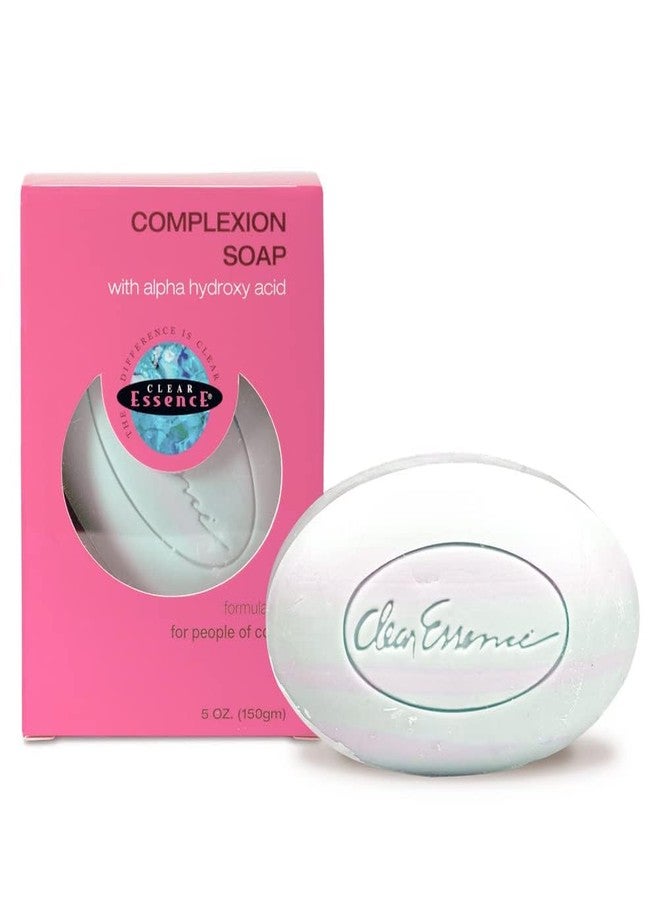 Clear Essence صابون كلير إيسنس المضاد للشيخوخة مع حمض ألفا هيدروكسي - صابون للتنظيف والتقشير - صابون مضاد للشيخوخة وحب الشباب - مختبر من قبل أطباء الجلد - لجميع أنواع البشرة (5 أوقية)  - Image 1