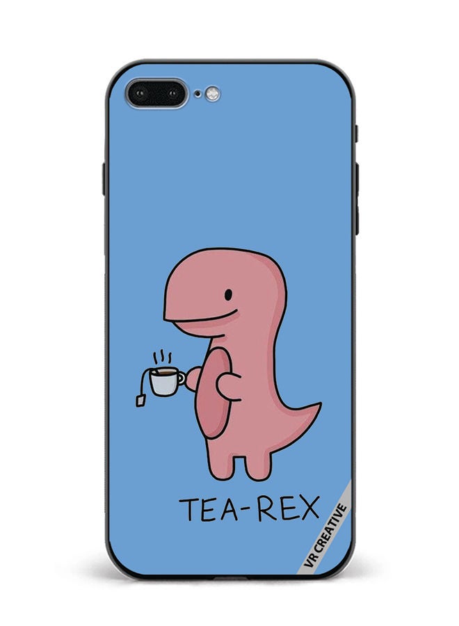 VR CREATIVE Protective Case Cover For Apple iPhone 7 Plus/8 Plus Tea Rex Design Multicolour - Image 1