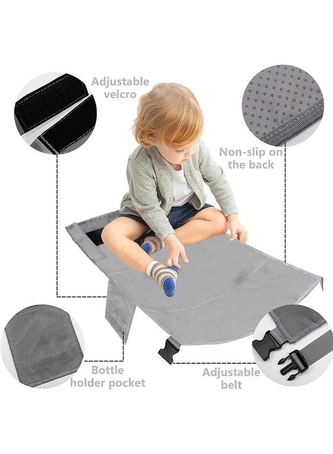 Airplane Bed for Toddler, Portable Airplane Seat Child Extender Bed Travel Aircraft for Leg Rest Kids Lying Down Baby Travel Essentials Flight Sleep(Blue) - Image 3