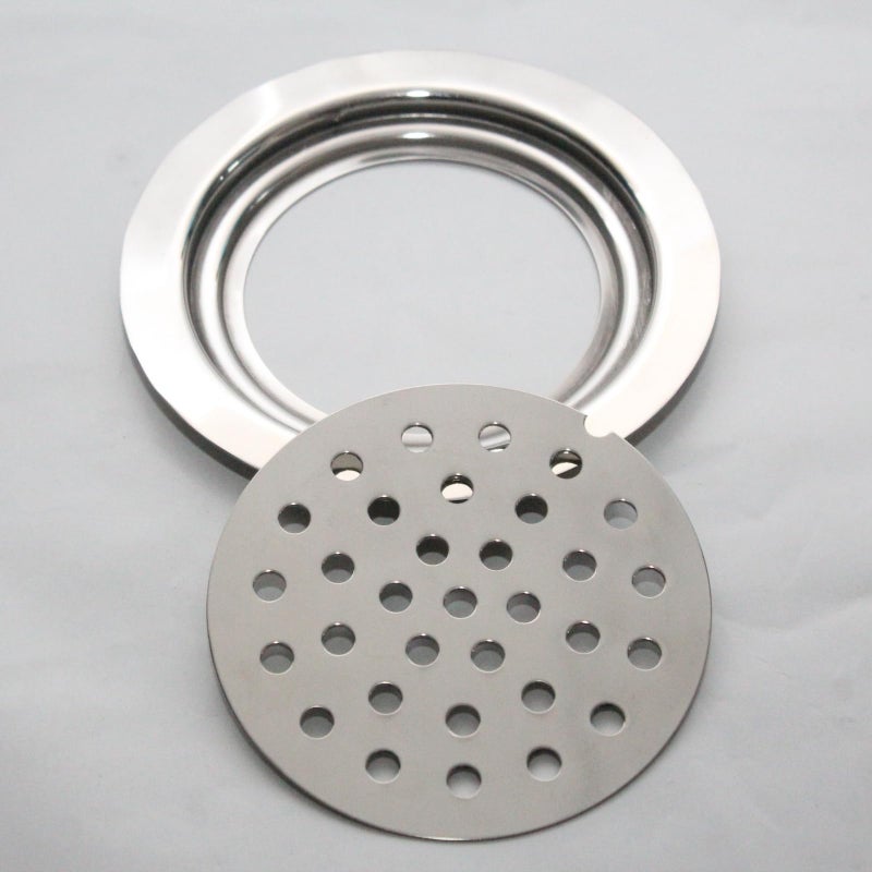 New Ware® 202 Stainless Steel Flat Round Locking Floor Jali, Drain Grating-Multi Hole Strainer for Bathroom-Kitchen - Image 5