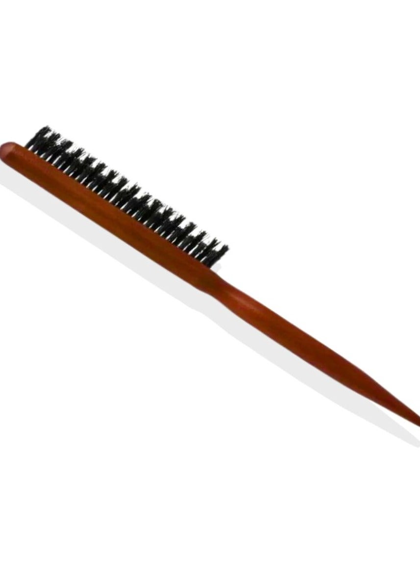 Elegant hair bun brush, curly hair bun brush, frizzy hair brush