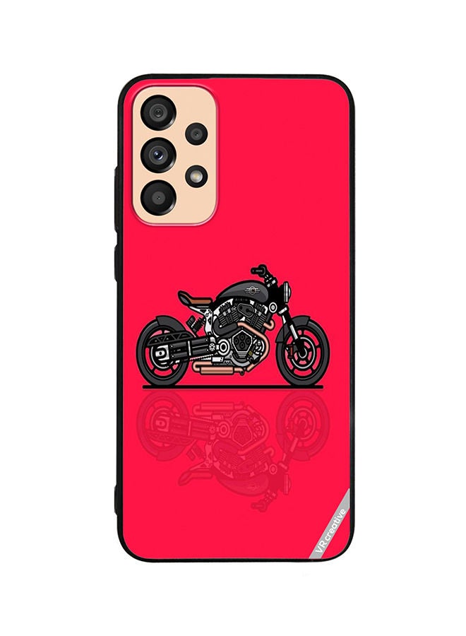 VR CREATIVE Protective Case Cover For Samsung Galaxy A72 Bike Design Multicolour - Image 1