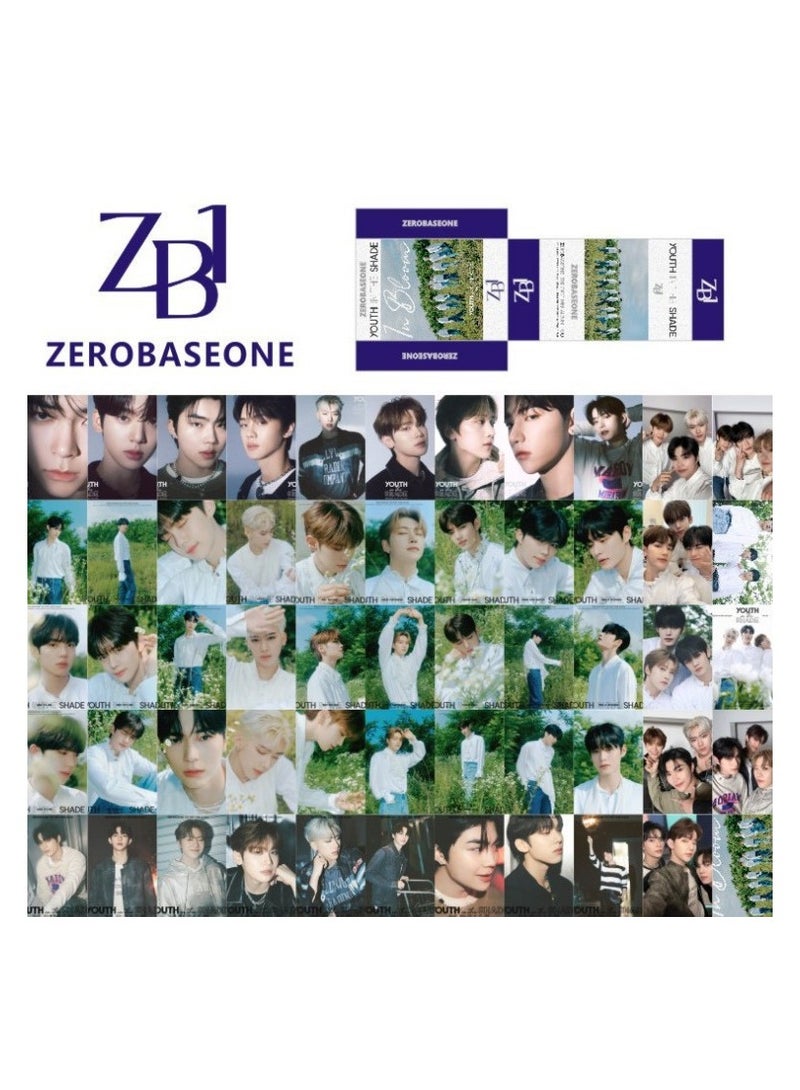 NIBEMINENT 55 Pcs Kpop ZEROBASEONE Lomo Cards Card For Fans Collection Gifts