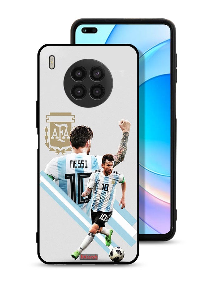 Tolwak Honor 50 Lite Protective Case Cover Leo Messi Art - Image 1