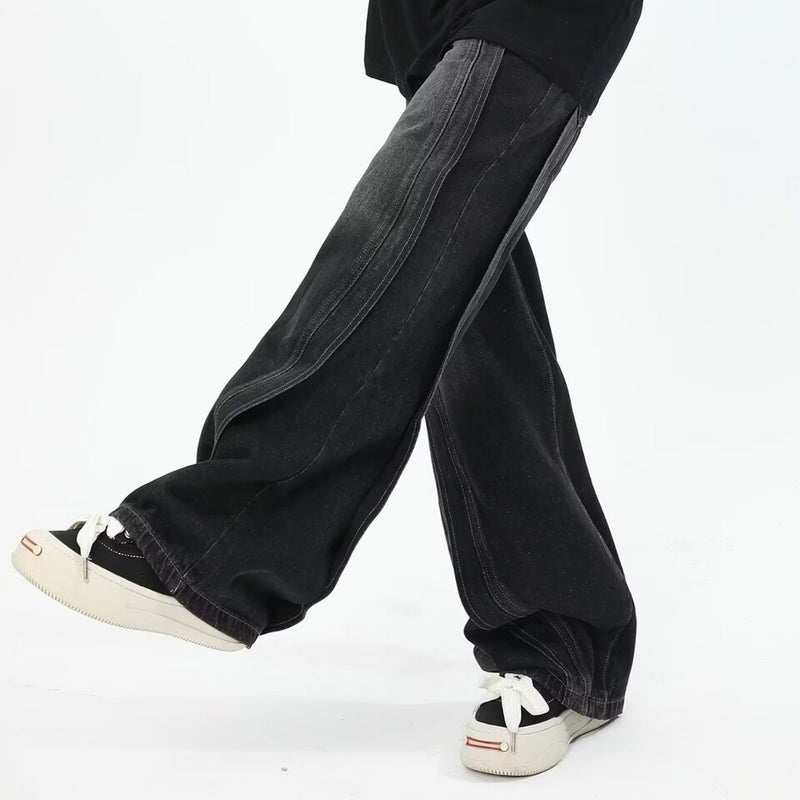 Unisex Casual Daily Denim Jeans - Image 4