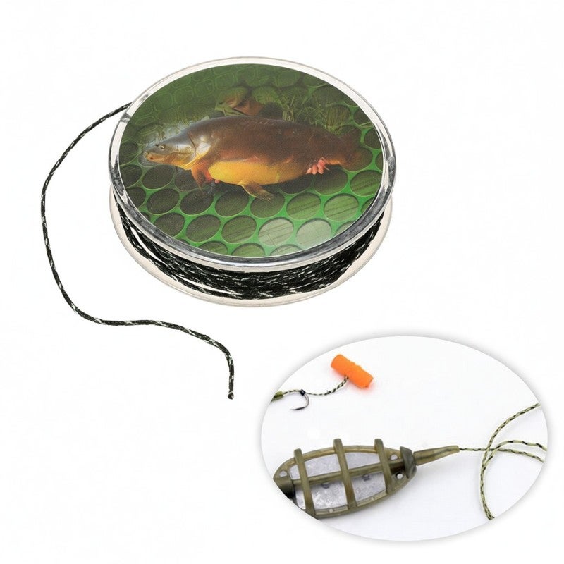 COONOR Leadcore Line: 5 Meters Green 45Lbs Fast Sinking Lead Core - 16 High Strength Braided Strands Superior Abrasion Resistance for Freshwater Fishing Anglers - Image 5