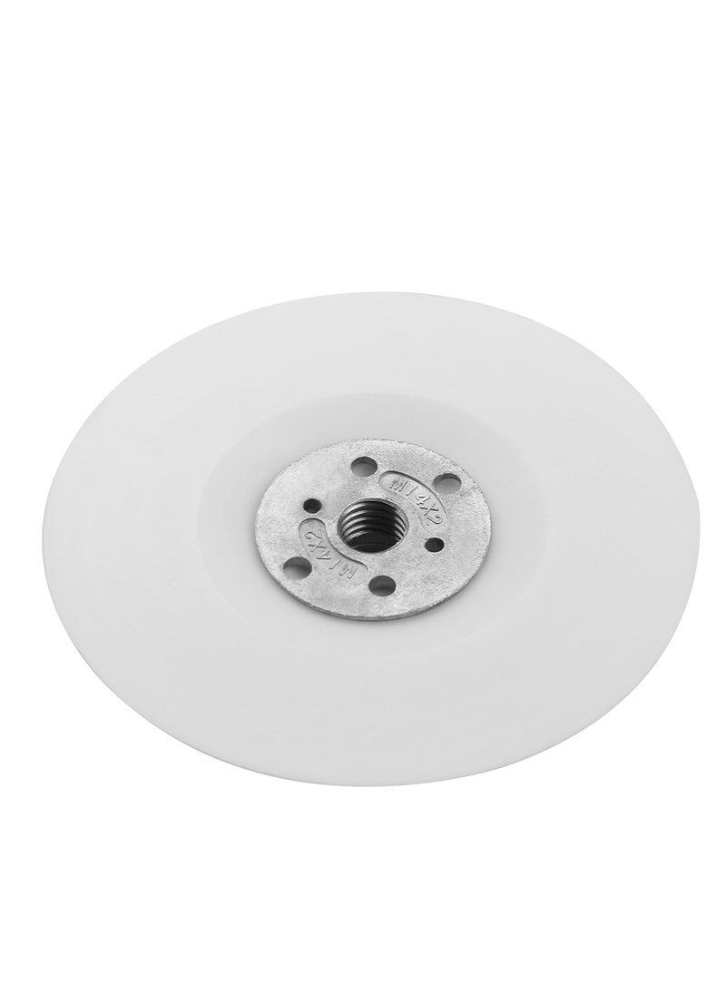 KSEIBI Plastic Backing Pad – White | Durable Support Base for Sanding, Polishing & Grinding | Hook & Loop Attachment | Compatible with Angle Grinders & Sanders  - Image 3