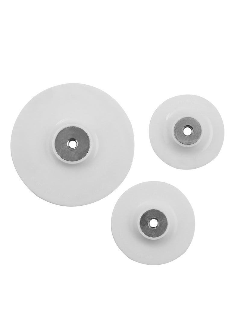 KSEIBI Plastic Backing Pad – White | Durable Support Base for Sanding, Polishing & Grinding | Hook & Loop Attachment | Compatible with Angle Grinders & Sanders  - Image 5