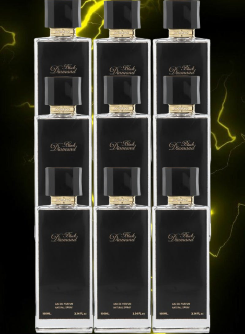 Banafa 9 Pieces Black Diamond Banafa EDP 100ML - Image 1