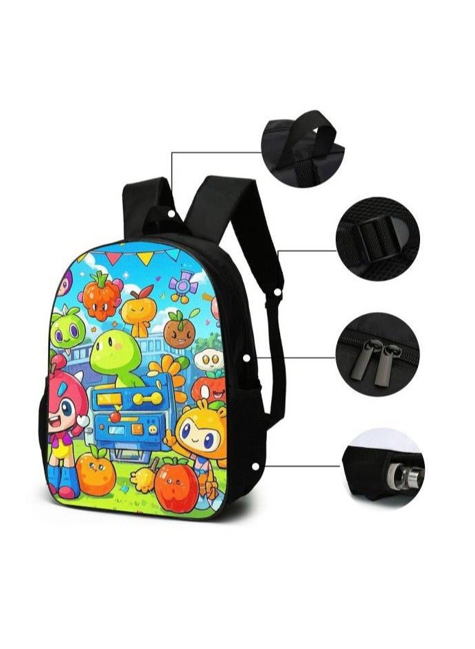 Cartoon style universal three-piece schoolbag - 826 - Image 5