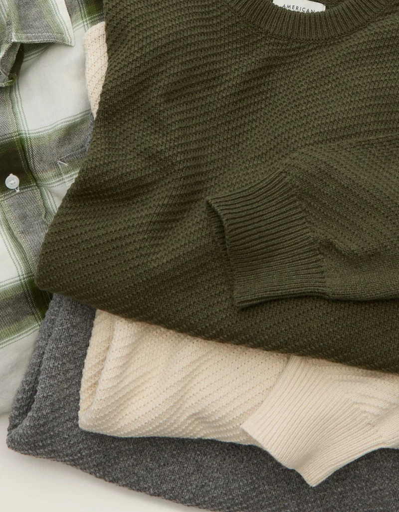 American Eagle  AE Horizontal Stitch Sweater  | Best Price UAE