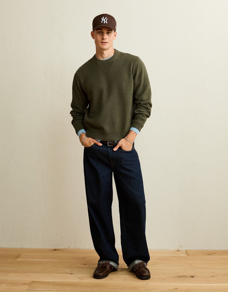 American Eagle AE Horizontal Stitch Sweater - Image 3