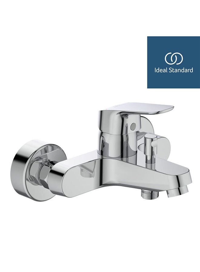 Ideal Standard خلاط دش سيرافليكس نحاسي مع دش مطري بمقبض واحد، رشاش يدوي كروم - Image 1