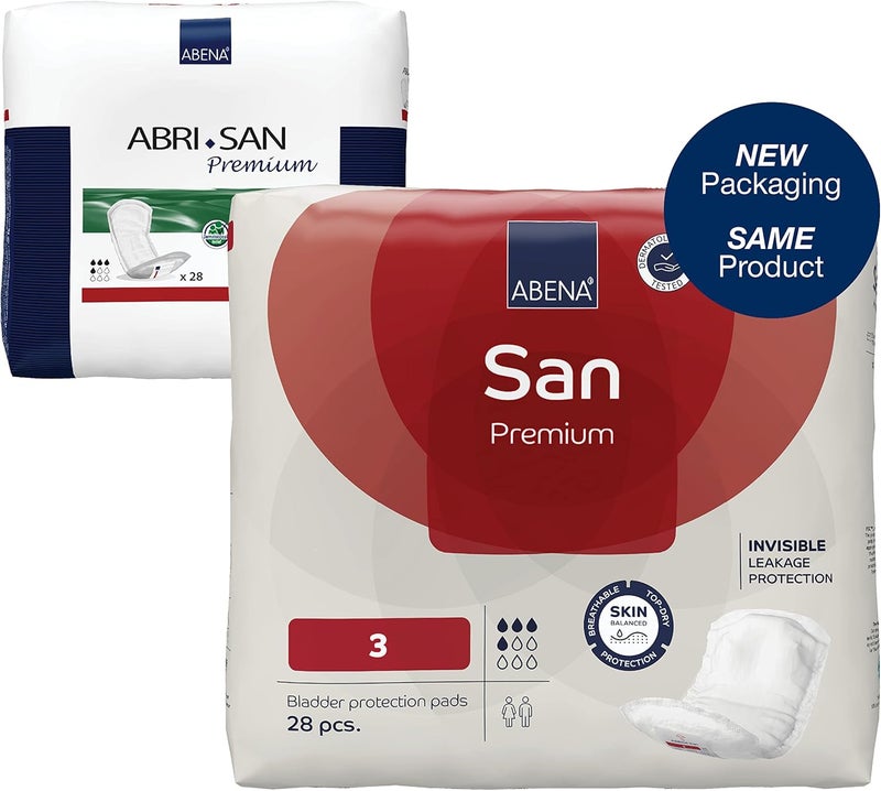 Abena San Premium Incontinence Pads Light Absorbency Sizes 1 to 3A Size 3 196 Count - Image 5