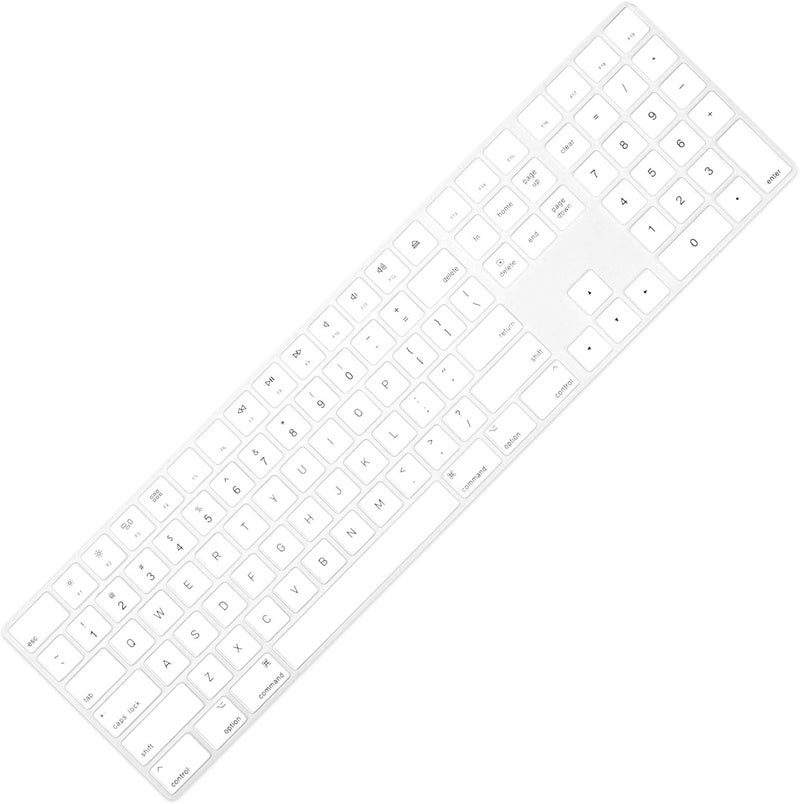Allinside Transparent Cover for Apple iMac Magic Keyboard with Numeric Keypad MQ052LL/A A1843 US Layout - Image 1