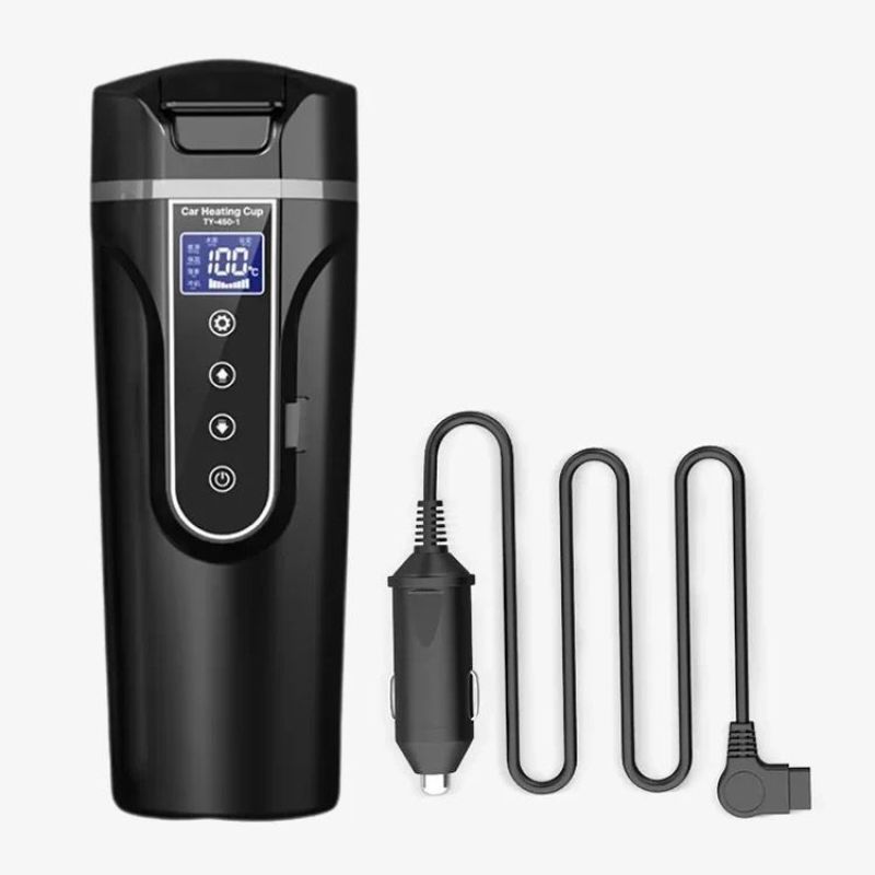 Compact Wear-Resistant Portable Container: 500ML Black 12V/24V Universal - High Durability Materials User-Friendly for Car Daily Use - Image 2