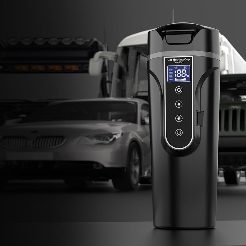 Compact Wear-Resistant Portable Container: 500ML Black 12V/24V Universal - High Durability Materials User-Friendly for Car Daily Use - Image 3