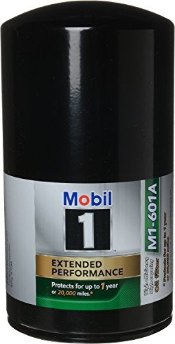 Mobil 1 Oil Filter, Extended Performance, Canister, Screw-On, 8-1/8 in Tall, 1-1/2-16 in Thread, Steel, Black, Ford Fullsize Truck 1995-2003, Each - Image 1