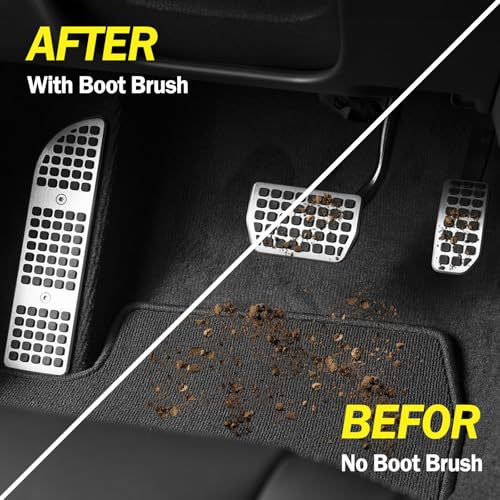 EOKPHULL Truck Step Mounted Brush, Heavy Duty Boot Brush Cleaner, Universal Boot Scrubber Dirt-Removal Accessories for RVs, SUVs, Camper Vans, Trucks & Semis - Image 5