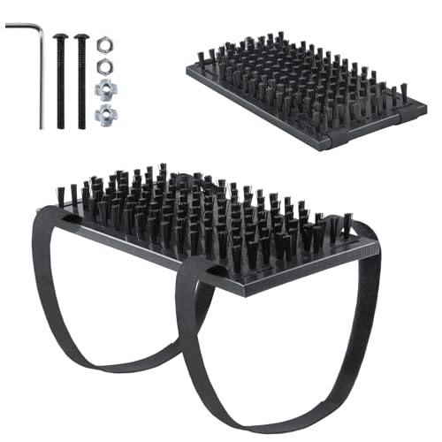 EOKPHULL Truck Step Mounted Brush, Heavy Duty Boot Brush Cleaner, Universal Boot Scrubber Dirt-Removal Accessories for RVs, SUVs, Camper Vans, Trucks & Semis - Image 1