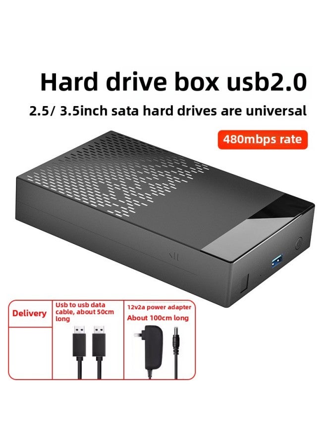 3.5 Inch Mobile Hard Disk Box SATA External Reader Computer SSD Solid State Mechanical Hard Disk 2.5 Inch Cross-border-Color:Arrival 2.5inch 3.5inch Sataneutral Hard Drive Box Usb2.0