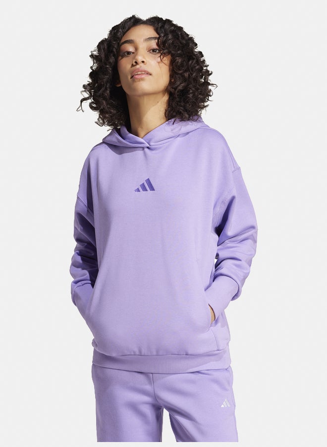 Adidas all szn fleece loose women's hooded sweatshirt - Image 1